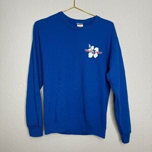 Pre-Owned Royal Blue‎ Trader Joe's crewneck Sweatshirt Size small